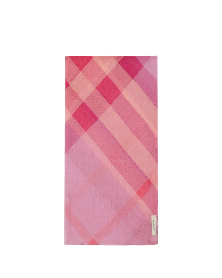Checked Print Scarf
