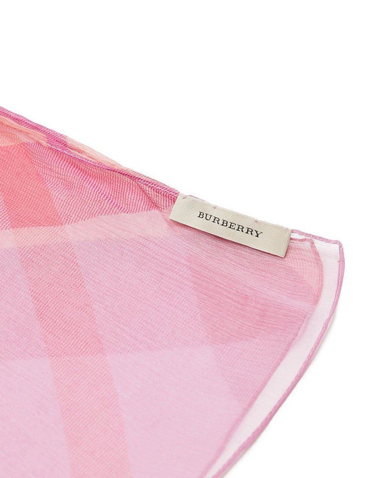 Checked Print Scarf