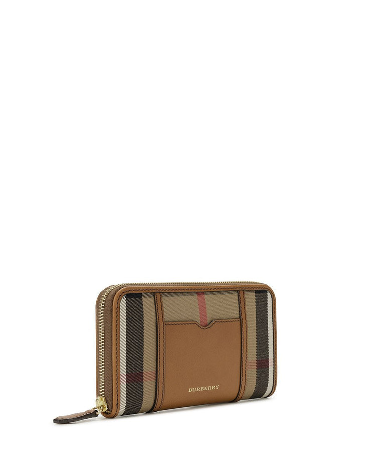 Leather Long Zip Wallet