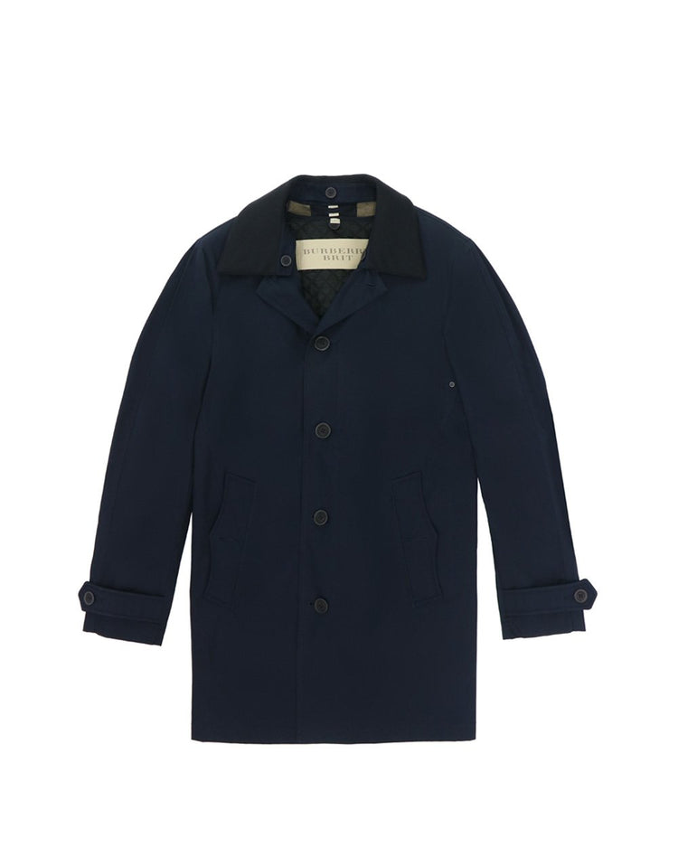 Cotton Blue Long Trench Coat - ISSI Outlet