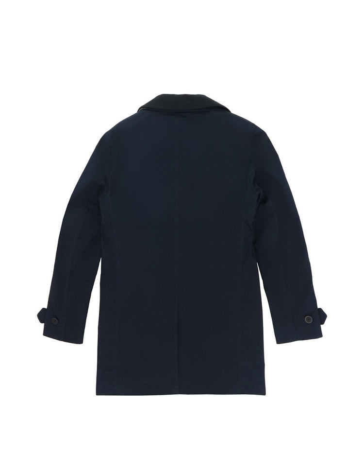Cotton Blue Long Trench Coat - ISSI Outlet