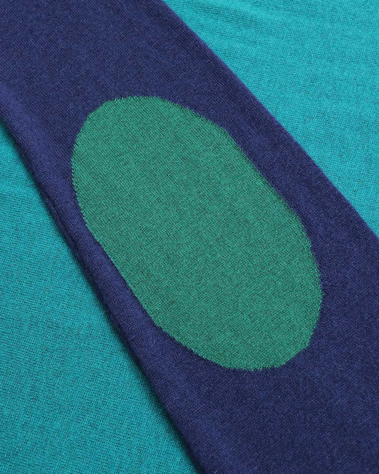 Colour Block Cashmere Cotton Sweater - ISSI Outlet