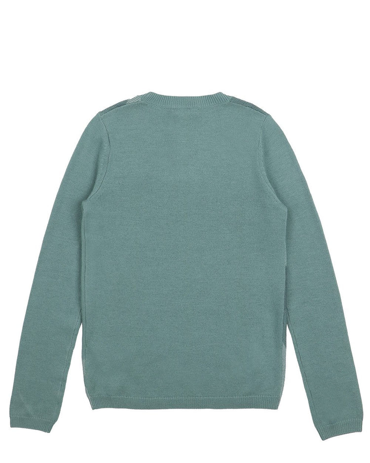 Round Neck Long Sleeves Sweater