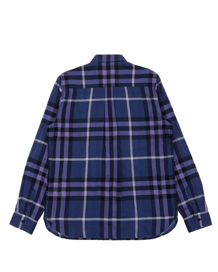 Check Cotton Long-Sleeves Shirt - ISSI Outlet