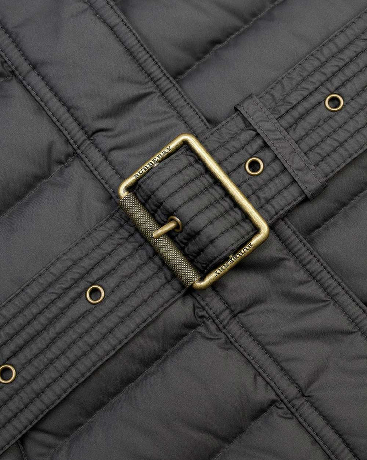 Hooded with Belt Down Coat