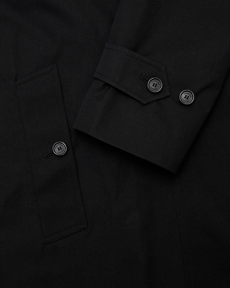 Mid-Length Single-Breasted Trench Coat