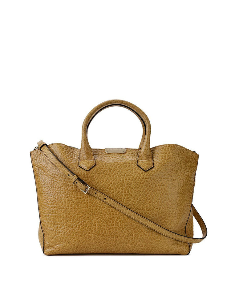 Crocodile Embossed Handbag
