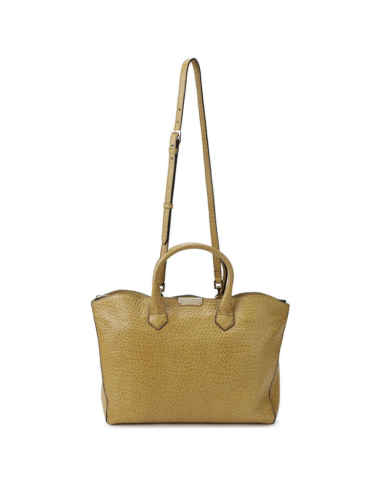 Crocodile Embossed Handbag