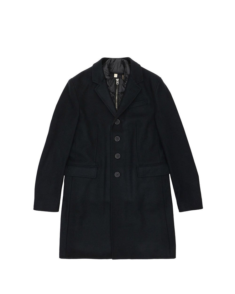 Mid-Length Single-Breasted Trench Coat