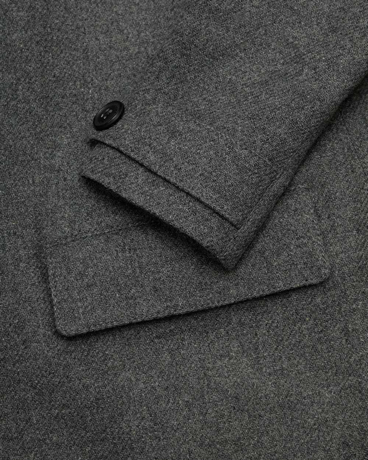 Mid-Length Single-Breasted Trench Coat