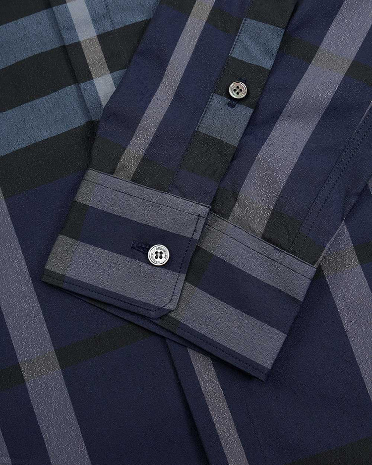 Check Long Sleeves Shirt - ISSI Outlet