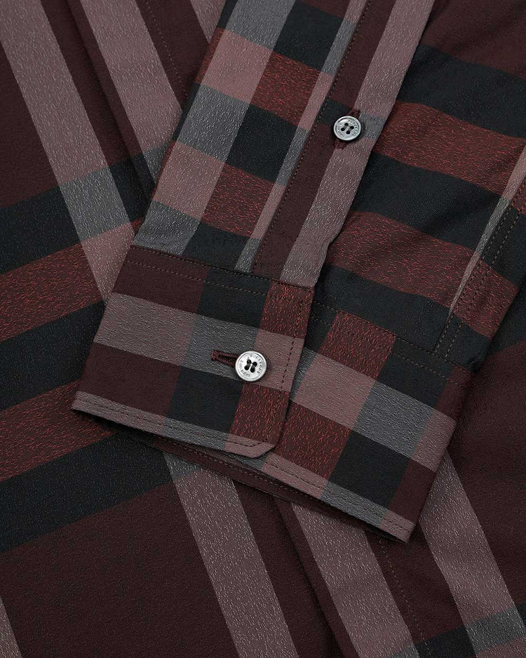 Check Long Sleeves Shirt - ISSI Outlet