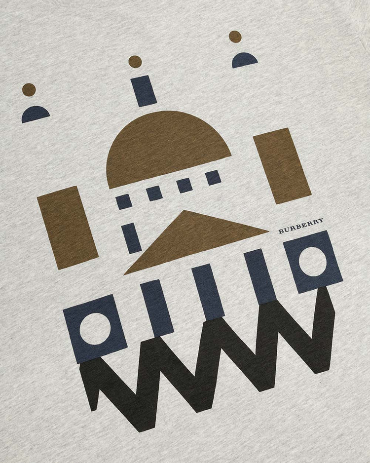 Printed Round Neck Short Sleeves T-Shirt