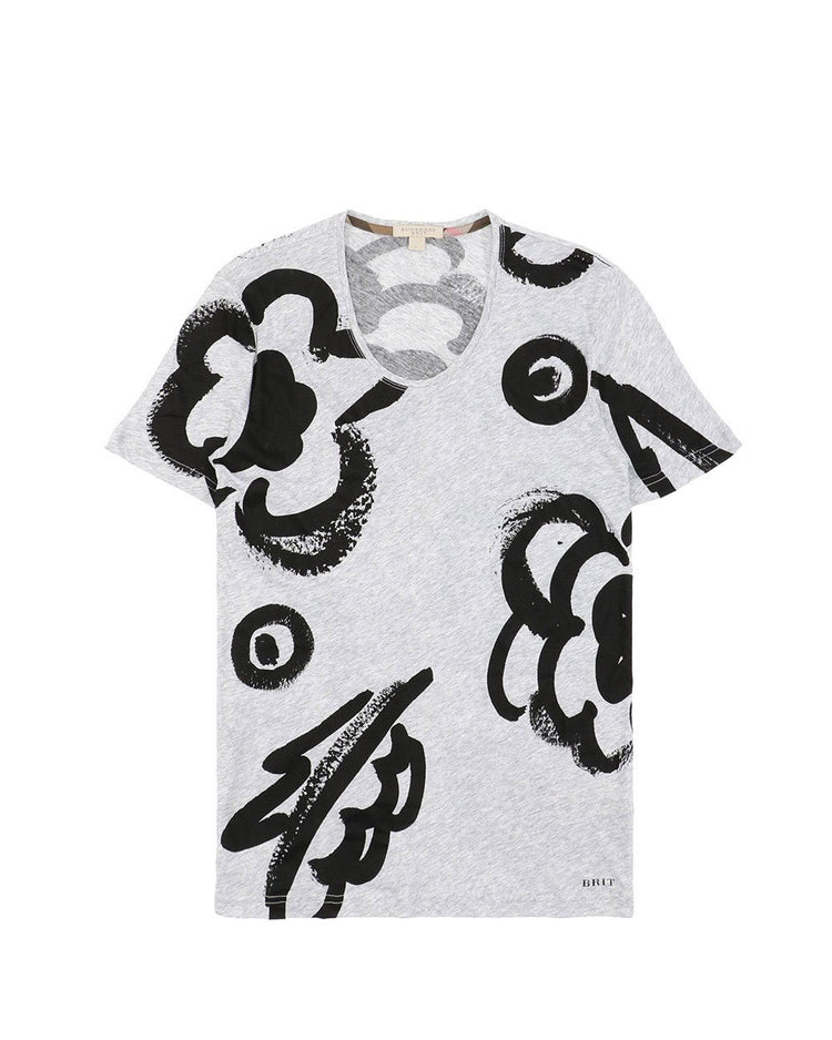 Printed Round Neck Short Sleeves T-Shirt