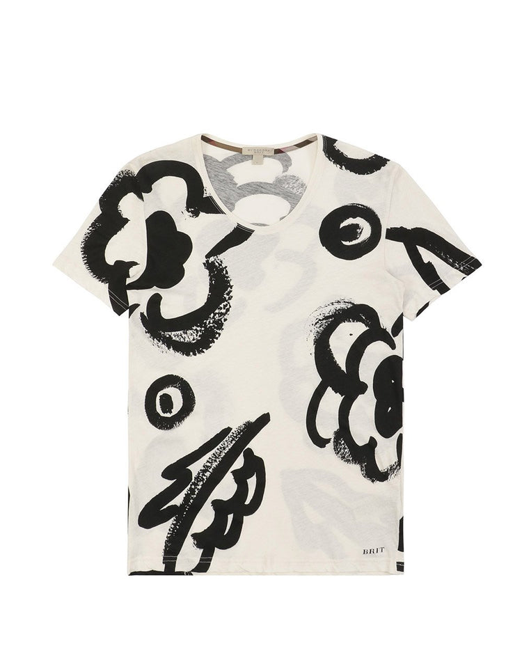Printed Round Neck Short Sleeves T-Shirt