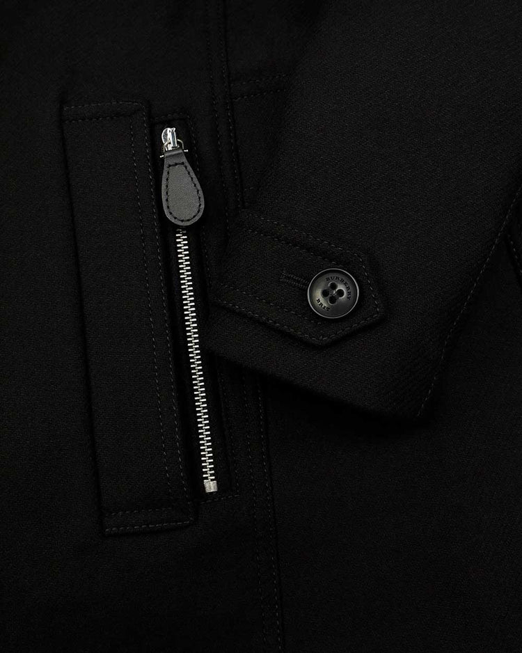 Single-Breasted Mid-Length Trench Coat