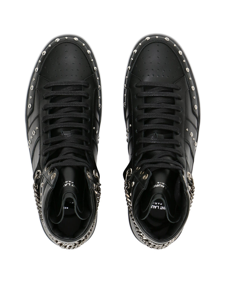 Studded High-Top Shoes