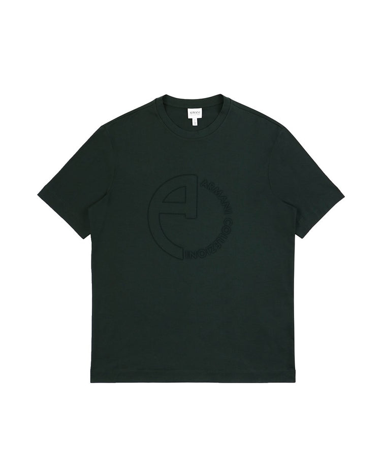 Logo Cotton Round Neck Short Sleeves T-shirt
