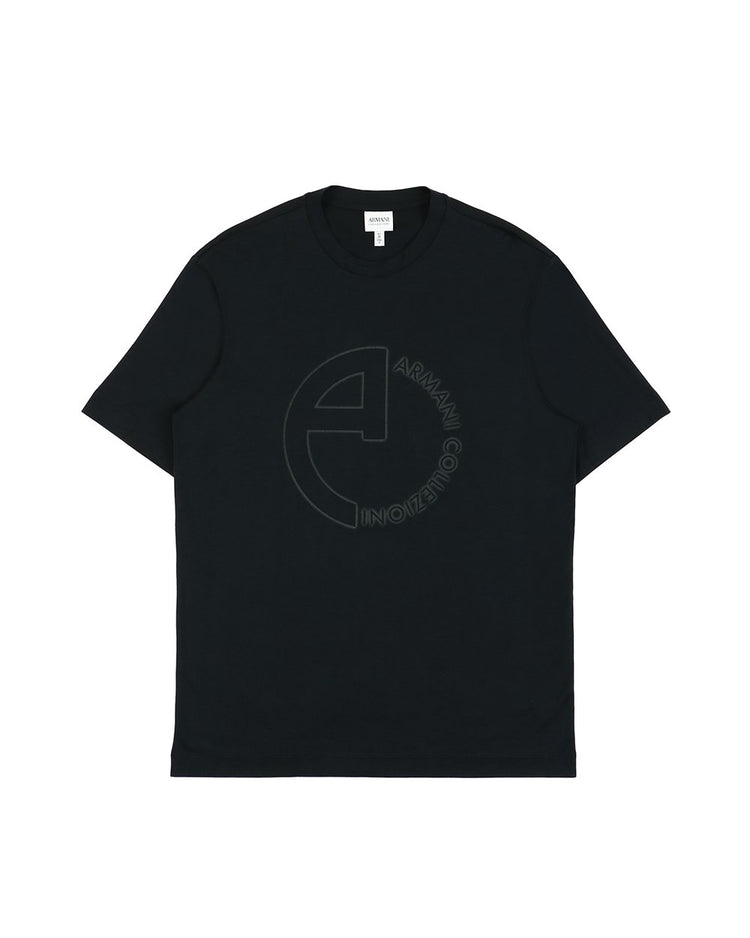 Logo Cotton Round Neck Short Sleeves T-shirt