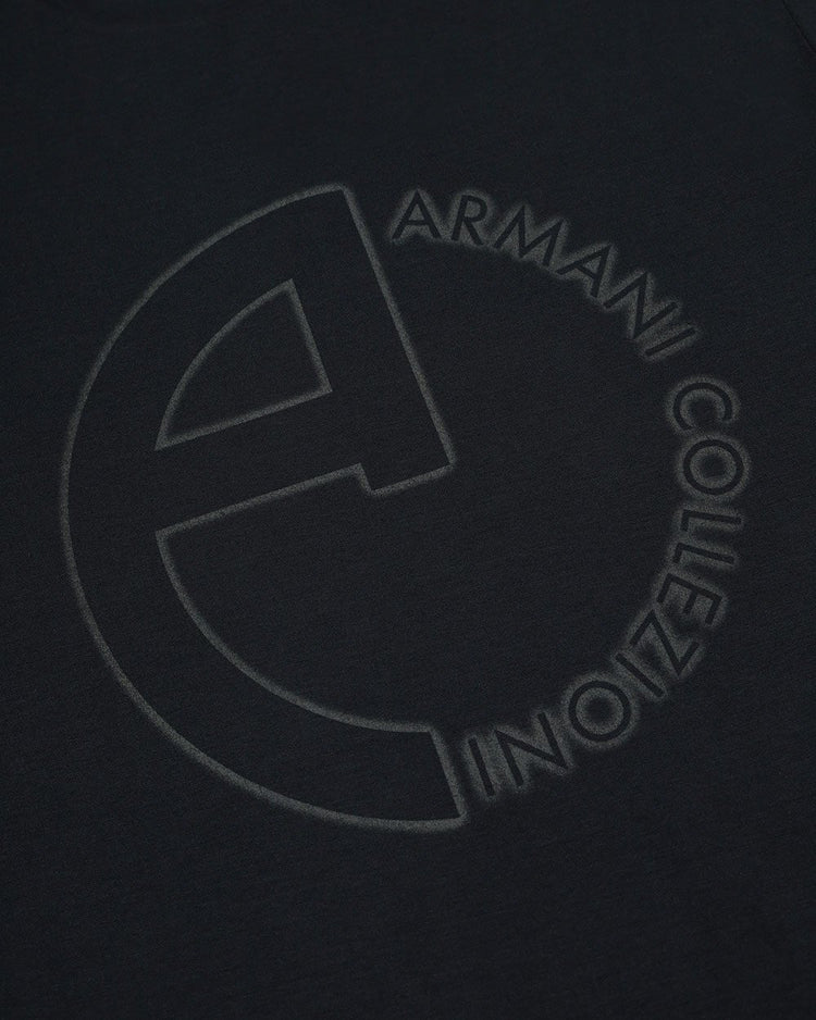 Logo Cotton Round Neck Short Sleeves T-shirt