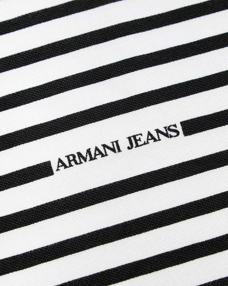 Logo Stripe Short Sleeves Polo Shirt