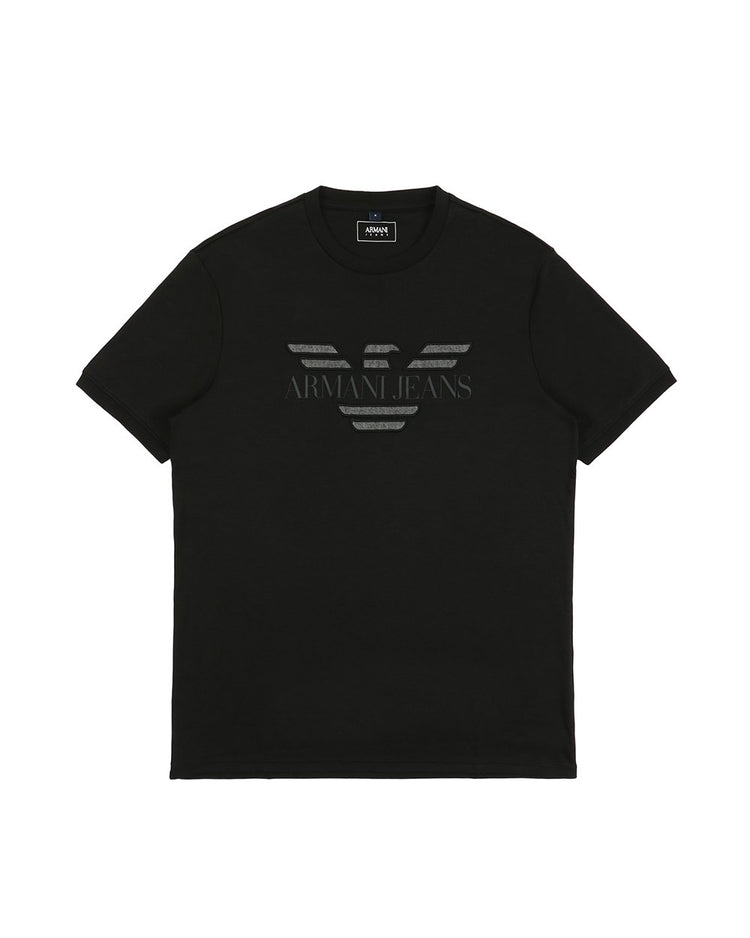 Logo Cotton Round Neck Short Sleeves T-shirt