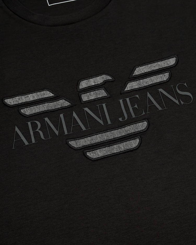 Logo Cotton Round Neck Short Sleeves T-shirt