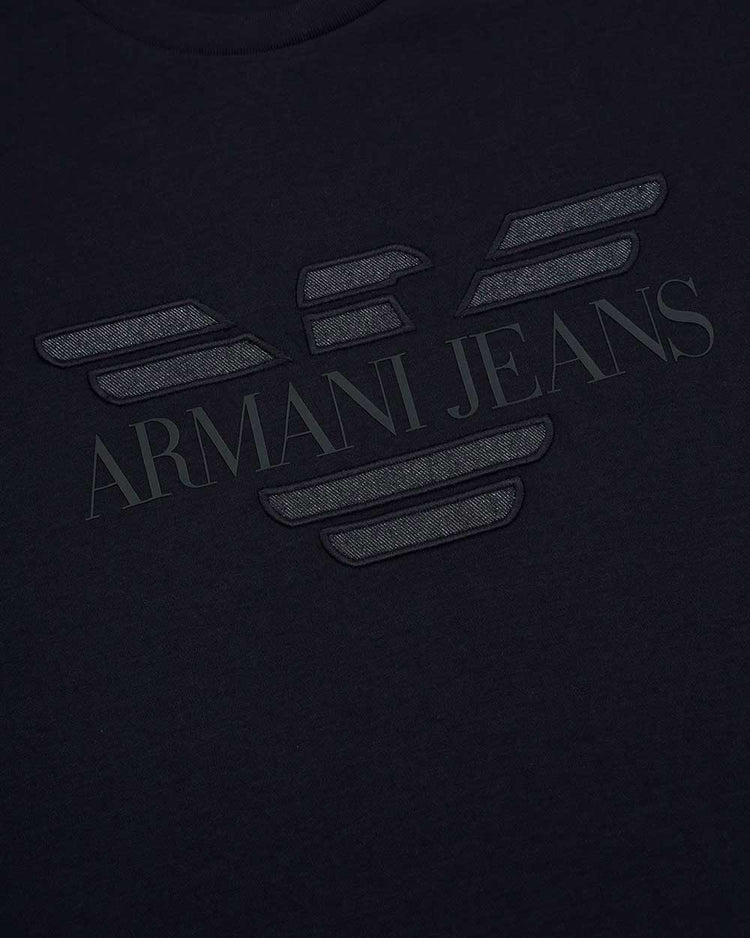 Logo Cotton Round Neck Short Sleeves T-shirt