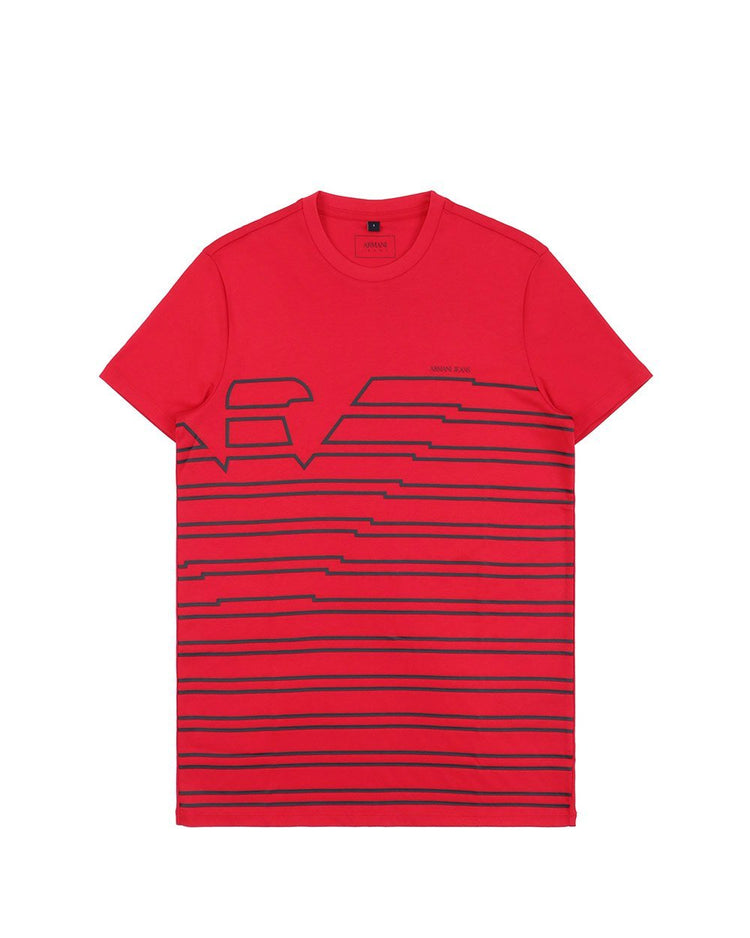 Cotton Printed Round Neck Short Sleeves T-shirt