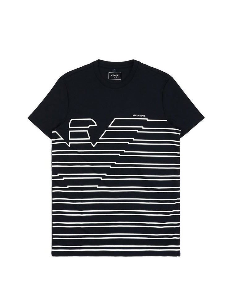 Cotton Printed Round Neck Short Sleeves T-shirt