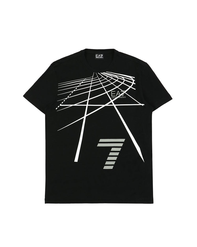Printed Cotton Round Neck Short Sleeves T-shirt