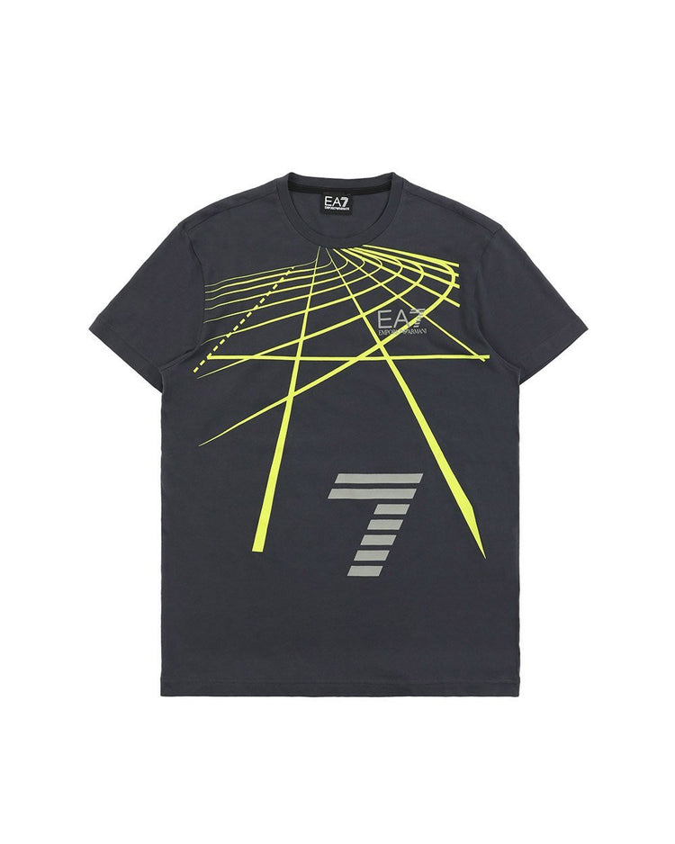 Printed Cotton Round Neck Short Sleeves T-shirt
