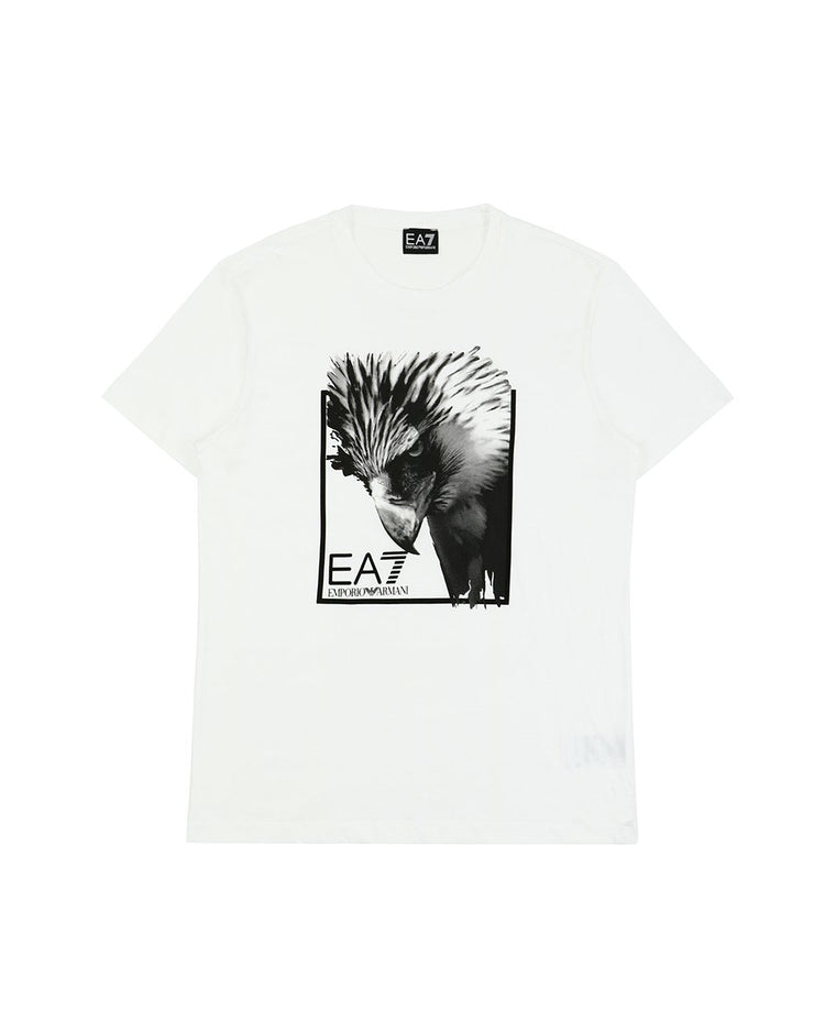 Printed Cotton Round Neck Short Sleeves T-shirt