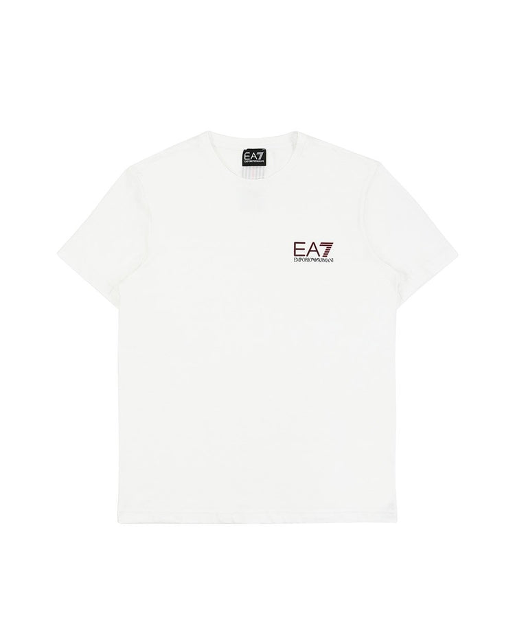 Logo Cotton Round Neck Short Sleeves T-shirt
