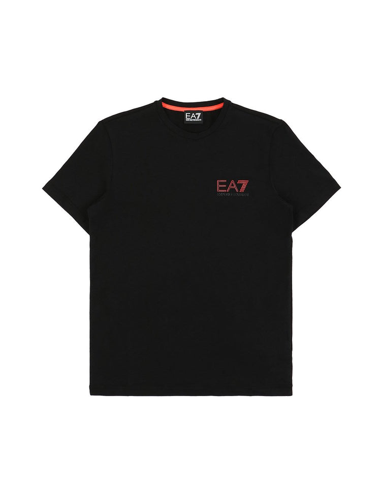 Logo Cotton Round Neck Short Sleeves T-shirt