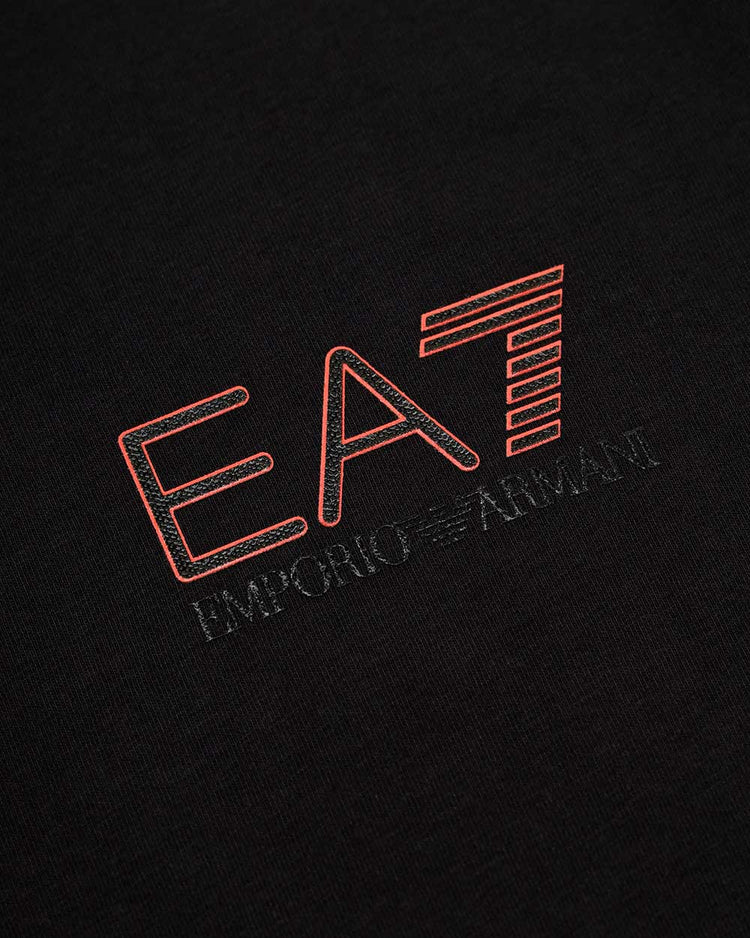 Logo Cotton Round Neck Short Sleeves T-shirt