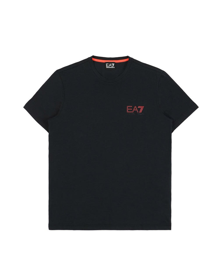 Logo Cotton Round Neck Short Sleeves T-shirt