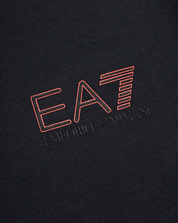 Logo Cotton Round Neck Short Sleeves T-shirt
