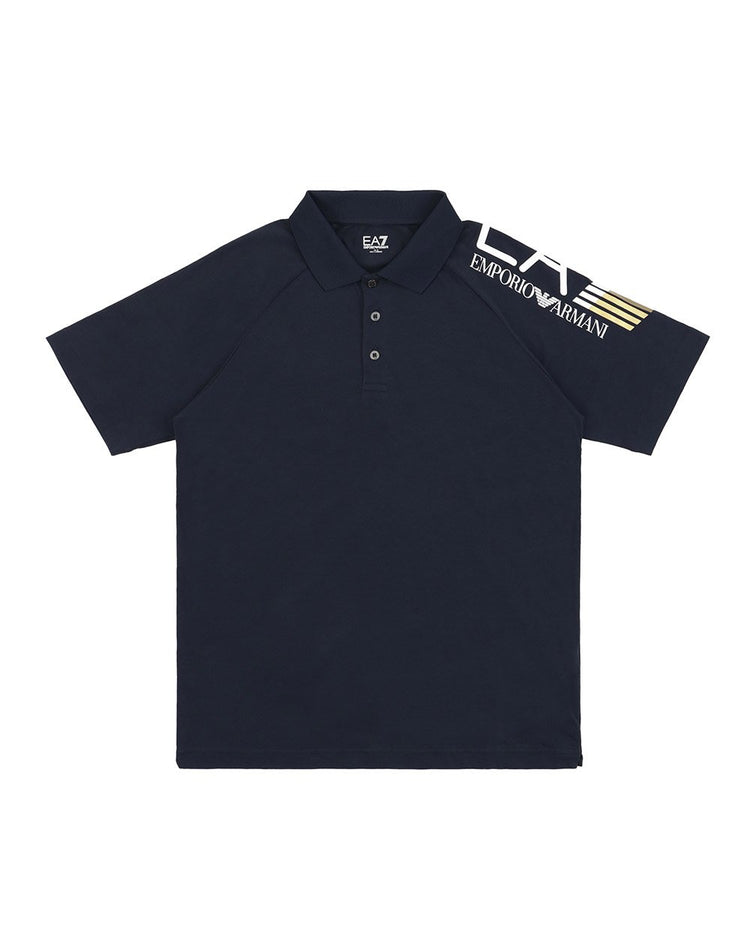 Printed Cotton Short Sleeves Polo Shirt