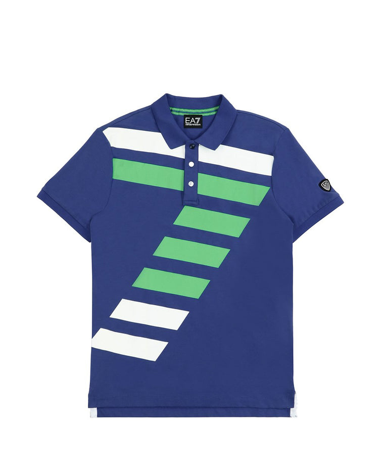 Printed Cotton Short Sleeves Polo Shirt