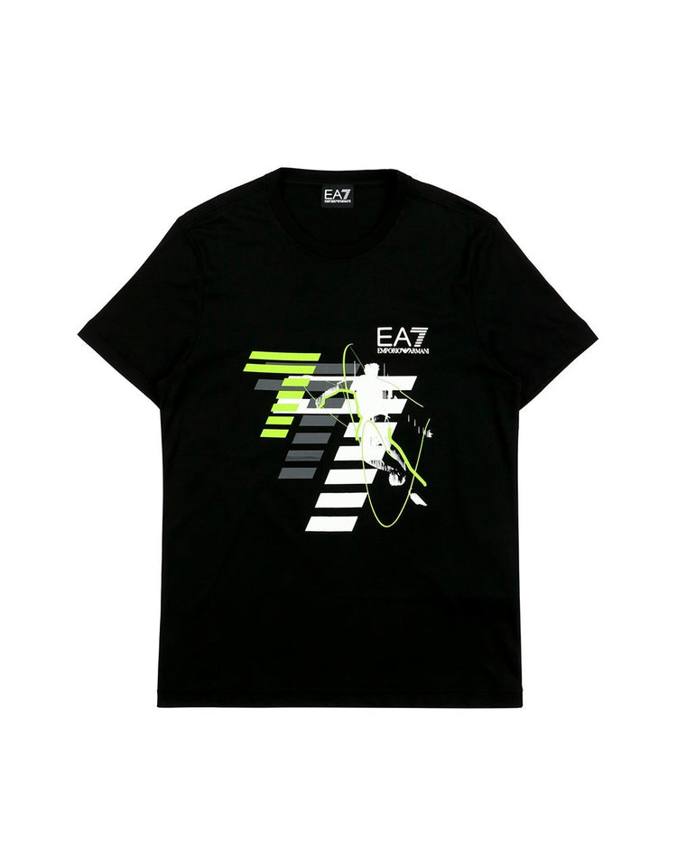 Printed Round Neck Short Sleeves T-shirt