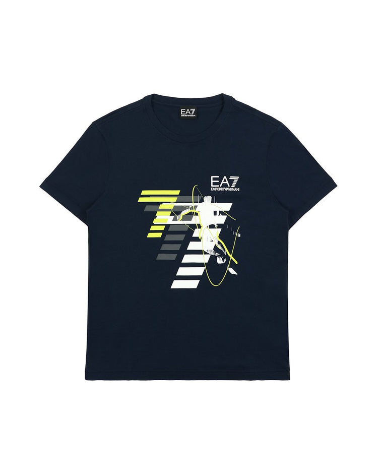 Printed Round Neck Short Sleeves T-shirt