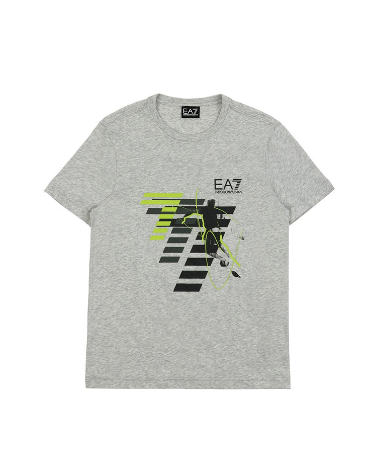 Printed Round Neck Short Sleeves T-shirt