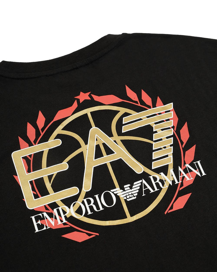 Printed Round Neck Short Sleeves T-shirt