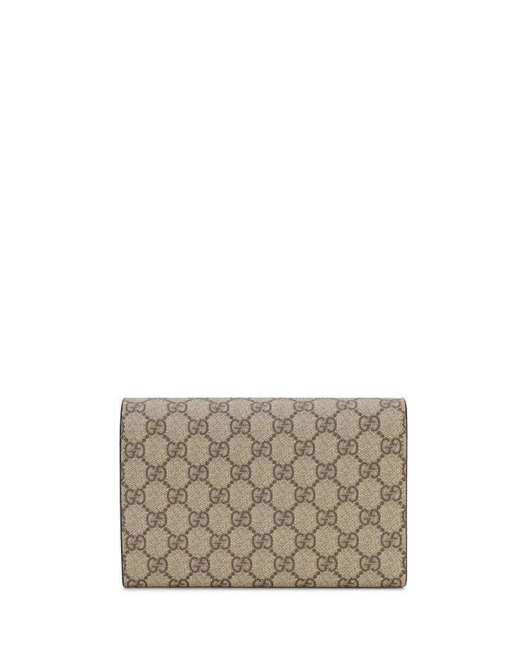 GG Supreme Dionysus wallet on chain - Beige/Ebony (401231KHNSN)