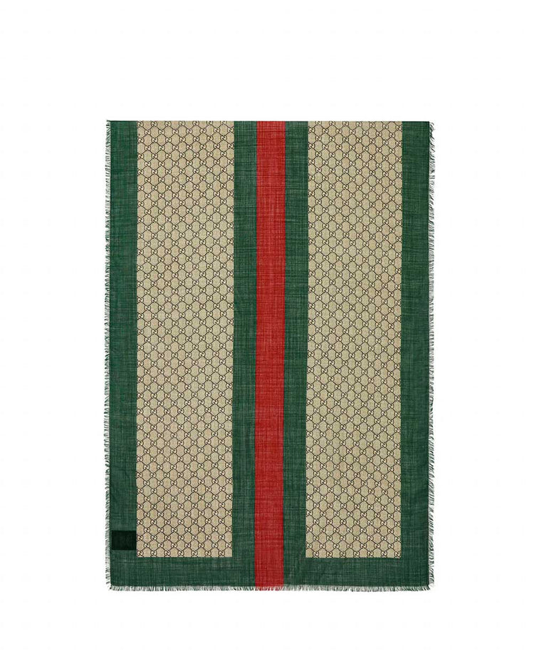 GUCCI 4G200 Print Scarf