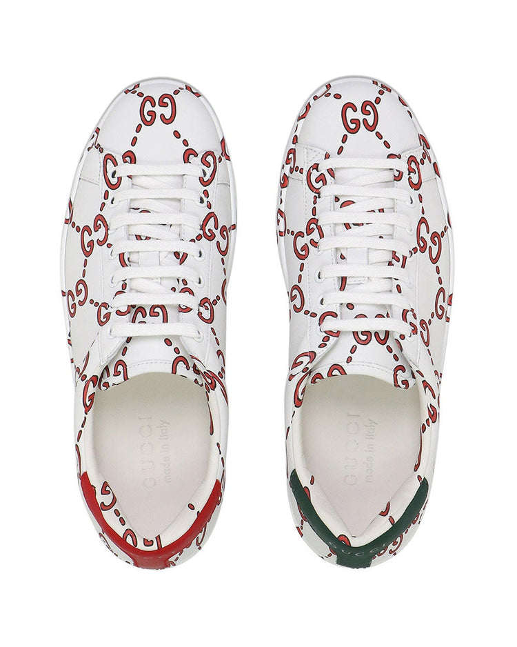 Ace GG Motif Sneakers