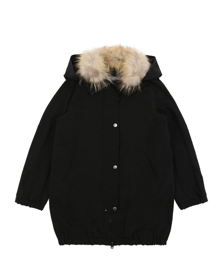 Single-Breasted Mid-Length Trench Coat