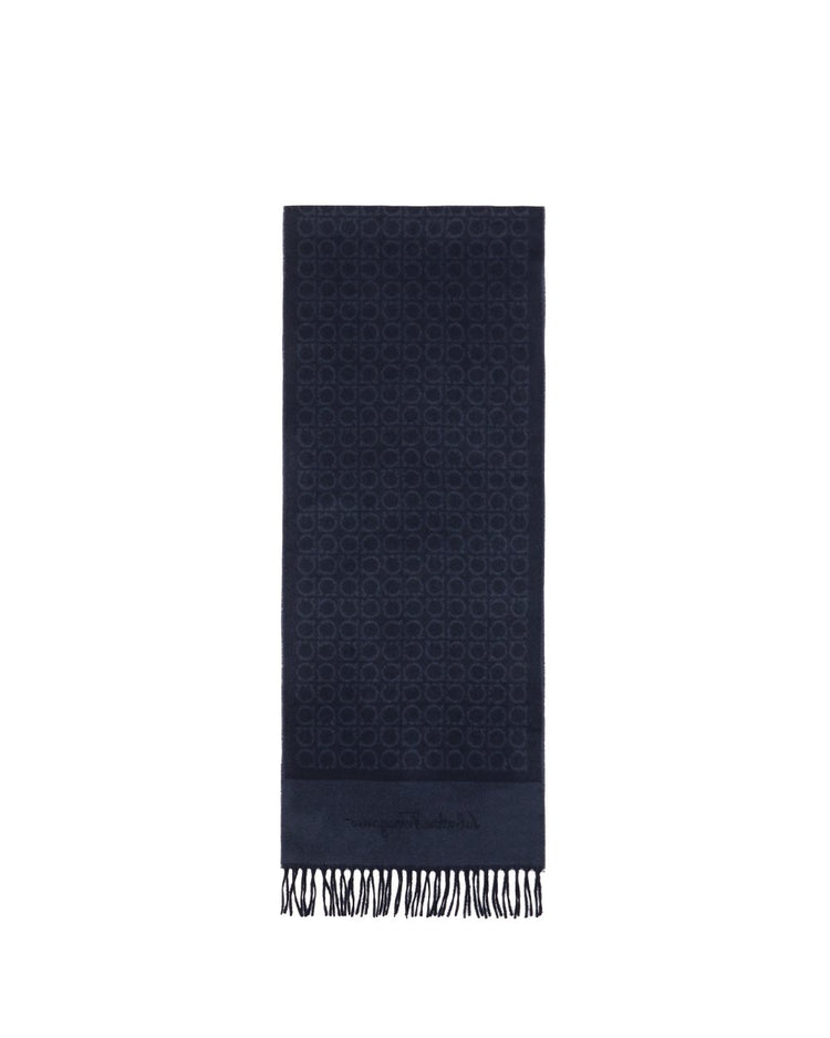 Printed Check Cashmere scarf