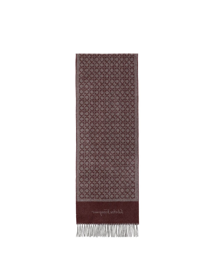 Printed Check Cashmere scarf
